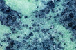 Hintergrund Zoisit oder Saualpit blau, Makro Nahaufnahme Mineralien und Heilsteine