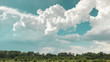 © Anastasiykar - white clouds and blue sky