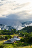 Fototapeta Tęcza - Amazing Village Photos and Mountain Landscapes. Savsat, Artvin  - Turkey