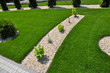 Design of landscaping in the garden, park, square, recreation area