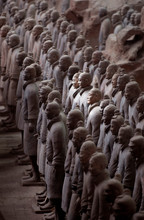 View Of Terracotta Army Sculptures