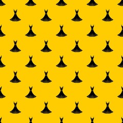 Sticker - Dress pattern seamless vector repeat geometric yellow for any design