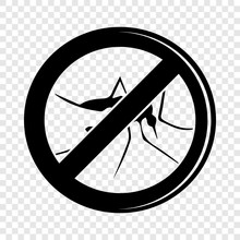 No Mosquito Icon. Simple Illustration Of No Mosquito Vector Icon For Web
