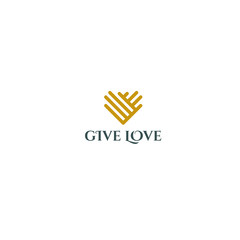 best original logo designs inspiration and concept for giving hope love charity by sbnotion 