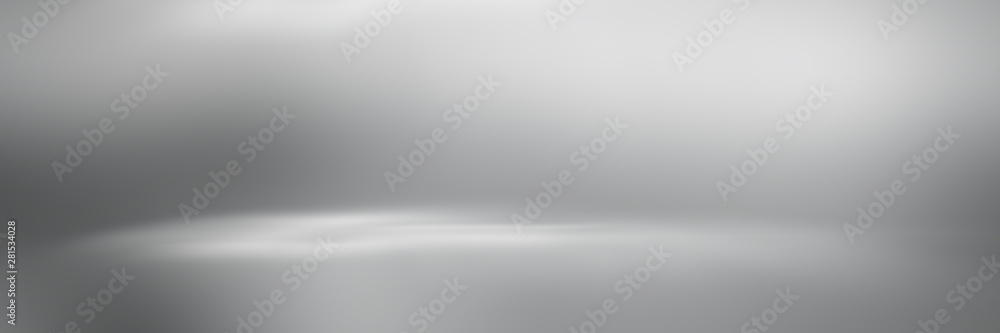 Soft gray empty perspective floor room studio gradient with backdrop ...