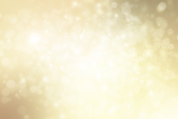 Wall Mural - Golden sparkle blur abstract background. Bokeh Christmas blurred beautiful shiny Christmas lights