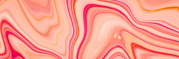 Wall Mural - marble ink colorful. orange marble pattern texture abstract background. can be used for background o