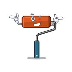 Poster - Wink paint roller in the mascot shape