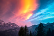 © mezzotint_fotolia - Dents du midi mountain range sundown