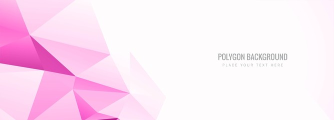 Wall Mural - Abstract colorful polygon banner template background