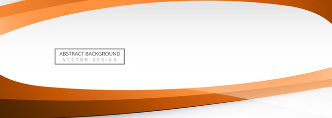 Wall Mural - Abstract wave banner template background