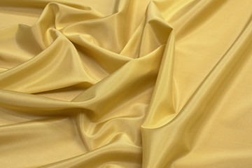 Wall Mural - The texture of the synthetic fabric is yellow. Background, pattern.