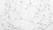 © Sewious - Abstract plexus background with connecting dots and lines. Global network connection, digital technology and communication concept.