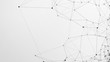 © Sewious - Abstract plexus background with connecting dots and lines. Global network connection, digital technology and communication concept.