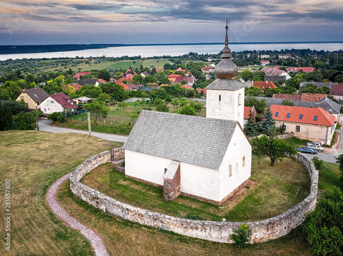Medieval protestant church in Balatonalmádi, Hungary