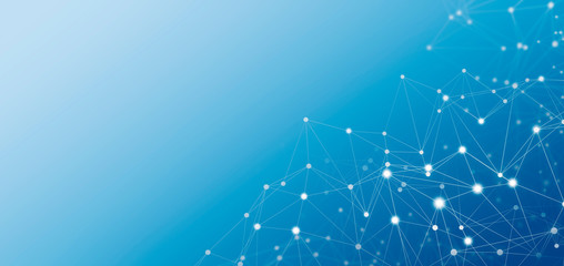 Abstract global network connection background illustration