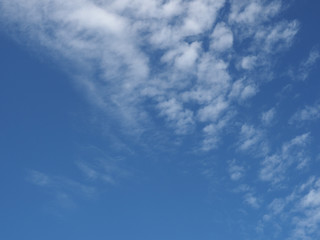 dark blue sky with clouds background