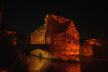 Wall Mural - Bavarian City of Bamberg in Oberfranken, Germany in Europe