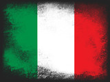 Fototapeta Paryż - Italy Flag design composition of exploding powder and paint, isolated on a black background for copy space. Colorful abstract explosion. Euro 2024 football symbol for printing