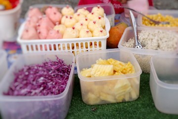 Sticker - Salad cream at the market