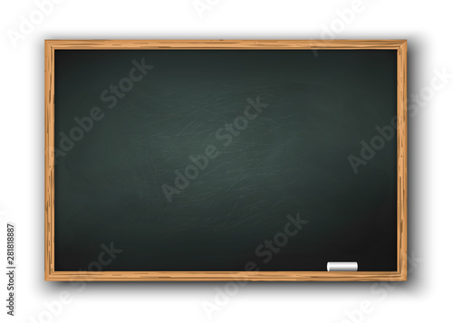 Cuadros en Lienzo Blackboard with wooden frame