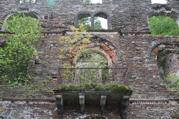 Sticker - Ruine der englischen Brauerei im Moseltal