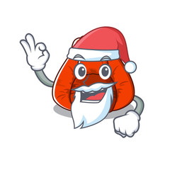 Poster - Santa bean bag chair isolated with mascot