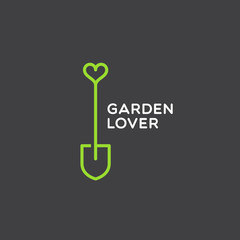 Wall Mural - Garden lover logo