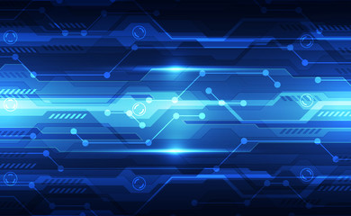 abstract futuristic digital technology background. illustration vector