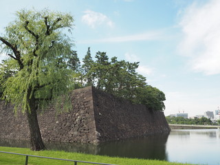 Canvas Print - The imperial palace in Japan