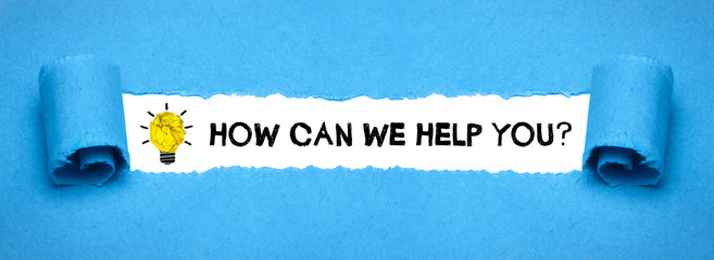 Sticker - How can we help you?