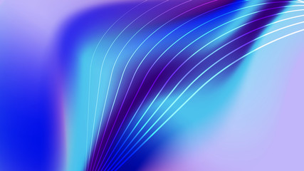 Wall Mural - Abstract dynamic vibrant gradient widescreen background