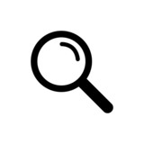 Fototapeta Kuchnia - Magnifier vector icon. Magnification symbol design. Magnification icon concept for web and mobile