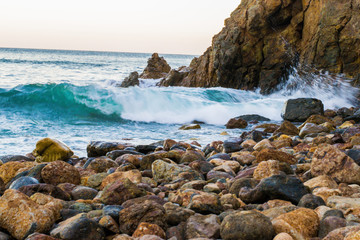 Canvas Print - sea and rocks