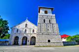 Fototapeta  - Katolicki kościół kolonialny w miejscowości Baclayon na Filipińskiej wyspie Bohol.