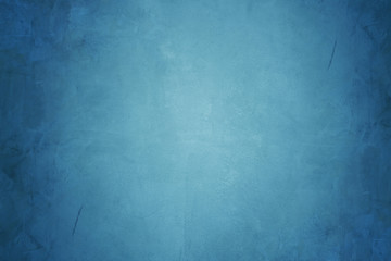 Wall Mural - blue cement wall and grunge concrete wallpaper background for present products