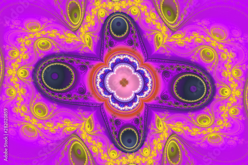 Pink purple fractal fraktal geometric pattern wallpaper art artsy background ...