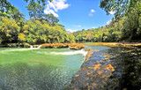 Fototapeta  - The Loboc River  -  a river in the Bohol province of the Philippines.