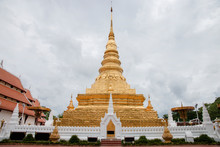 Wat Phra That Chae Haeng An Iconic Famous Temple In Nan The Northern Province In The Northern Thailand.