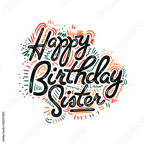 Download Vector illustration: Handwritten modern brush lettering of ...
