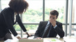 © glowonconcept - Fighting at work international colleauge argue on business matters