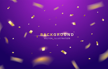 abstract background. party, celebration or special birthday background with golden shiny glitters or