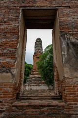 Wall Mural - Ancient temple in Thailand(Borom Phuttharam Temple)