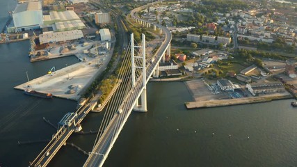 Wall Mural - Bridge to Ruegen at Stralsund