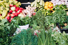 Vitamin Set Of Various Green Leafy Vegetables