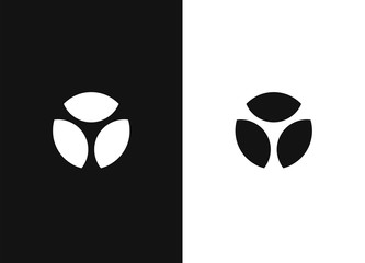 Wall Mural - Black white version of the design element