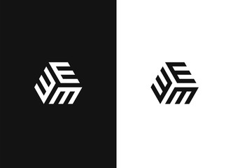 Wall Mural - Black white version of the design element