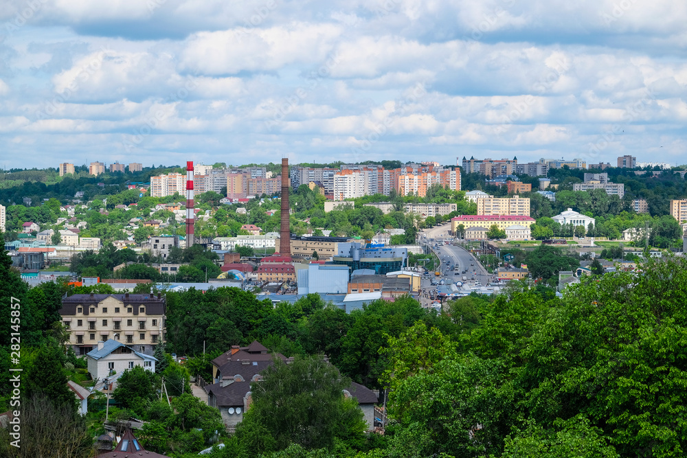 Panorama of the city of Smolensk, Russia