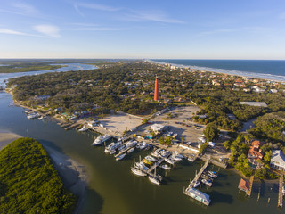 Ponce de Leon Inlet Lighthouse is a National Historic Landmark in town of Ponce Inlet in Central Florida, USA.