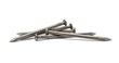 © NOOMUBON PHOTO - Set metal nail isolated on white background. File contains with clipping path so easy to work.
